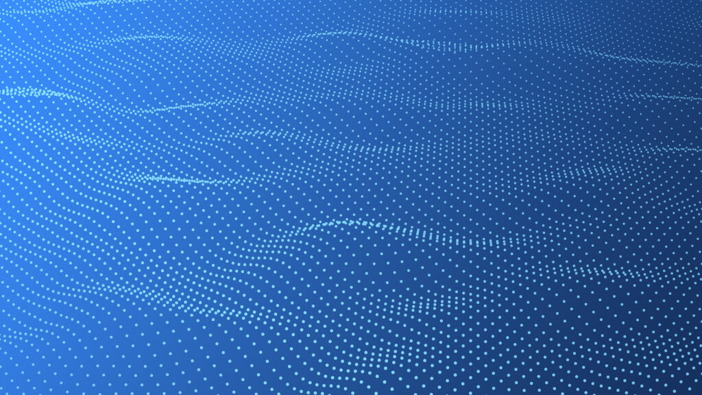Decorative image of waves to illustrate the wave of vulnerabilities that Microsoft Security Copilot will help combat
