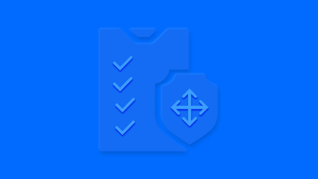 an icon representing a checklist and the level of protection that penetration testing as a service provides