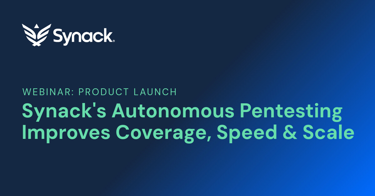 Autonomous Pentesting: How Synack is using agentic AI for pentesting
