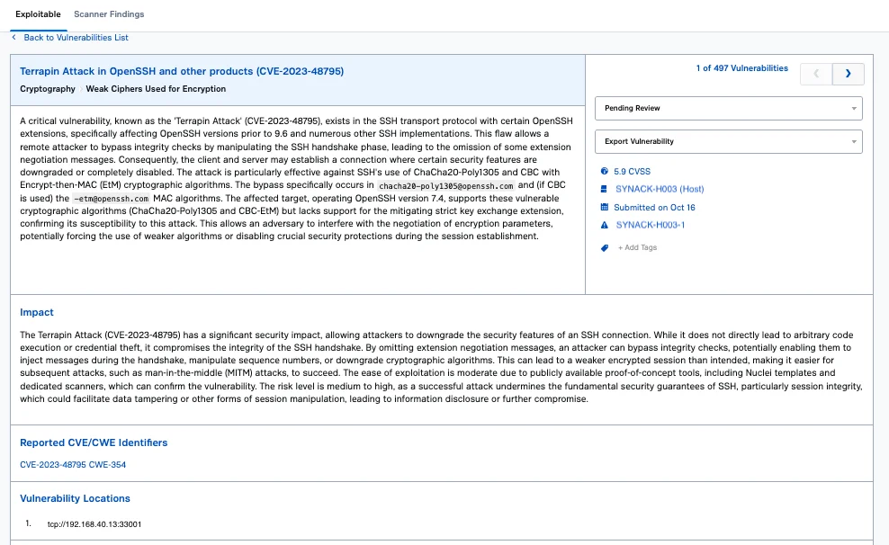 Trusted, Validated Results