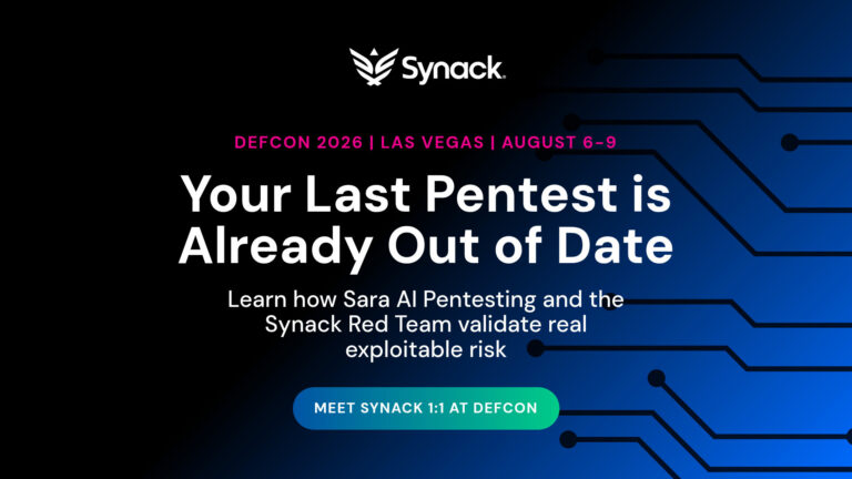 Meet with Synack at DEF CON 2026
