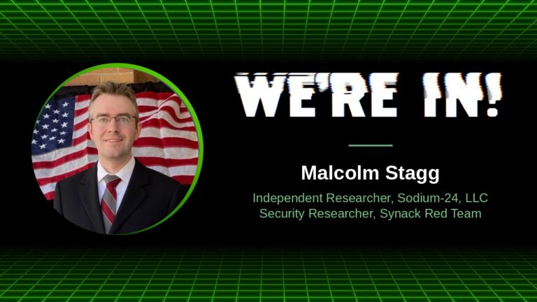Malcolm Stagg on NatJack, a New Attack Class