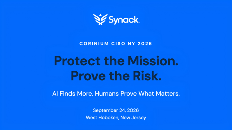 Meet with Synack at Corinium CISO NY 2026